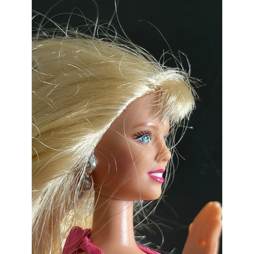 Vintage 1991‎ Mattel Barbie Doll Torand Head Pink My First Dress